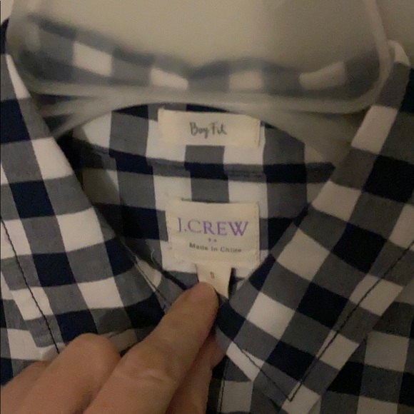 J. Crew Blue and White Top - Picture 4 of 5